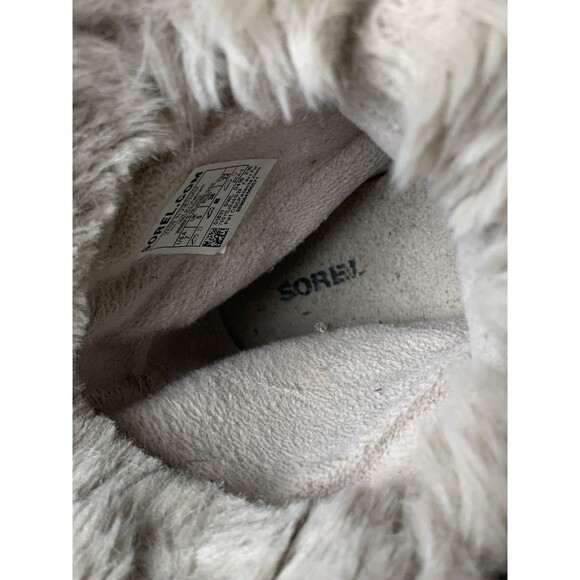 Sorel Boots Womens Size 7 Tivoli II Gray Suede Faux Fur Waterproof Snow - Picture 11 of 13